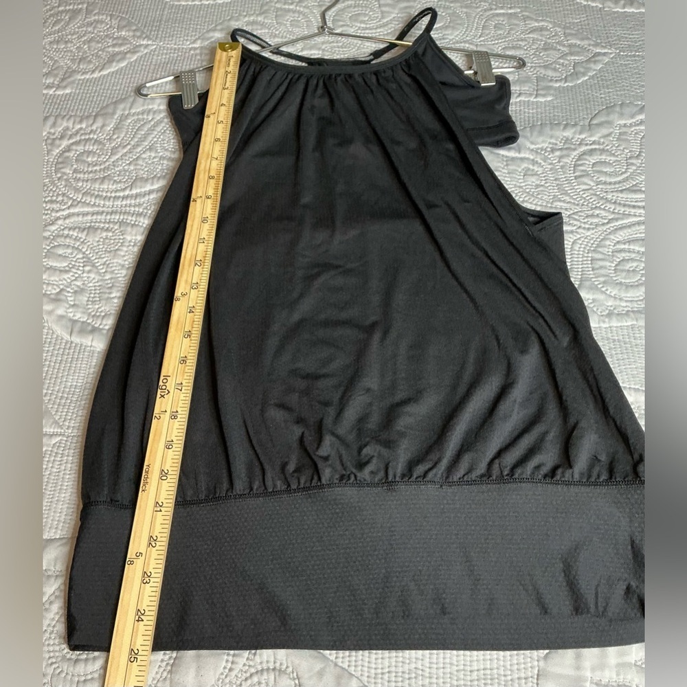 Black Halter Tank Top - Picture 2 of 4